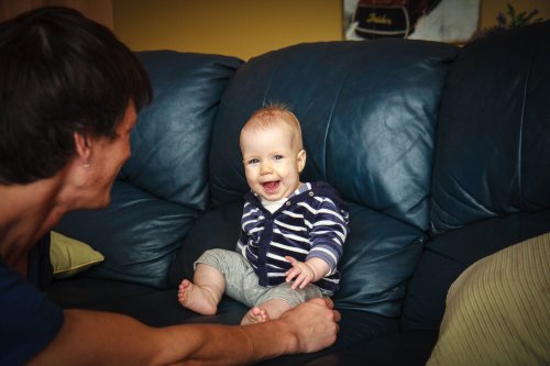 Sonja with the biggest smile ever
